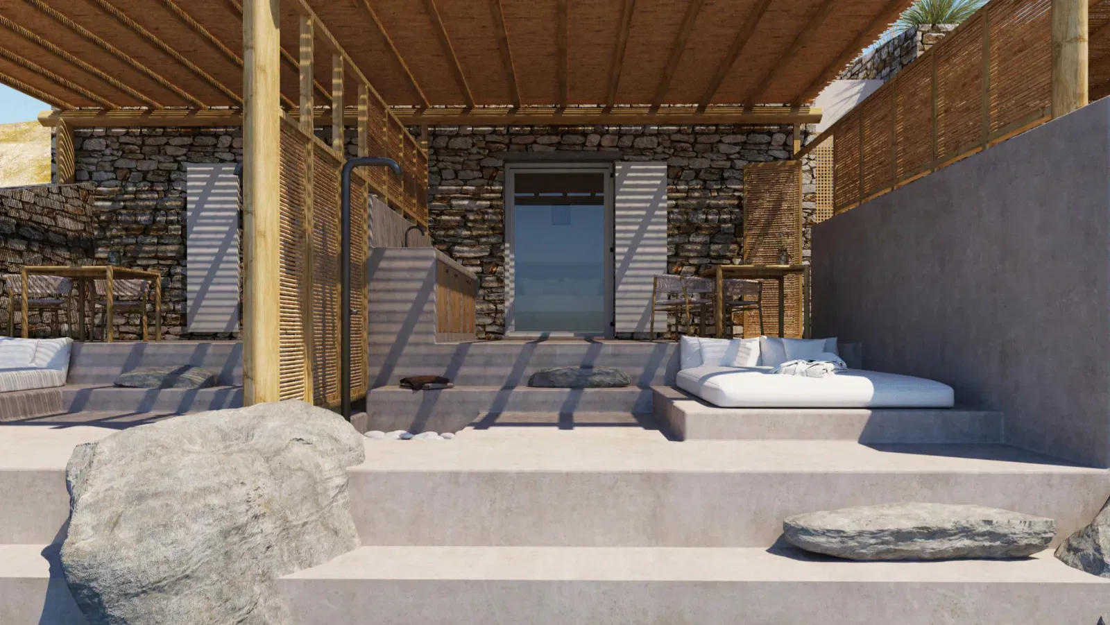 Serifos Seaview Plot with a Building License for sale. ID Se3-3096