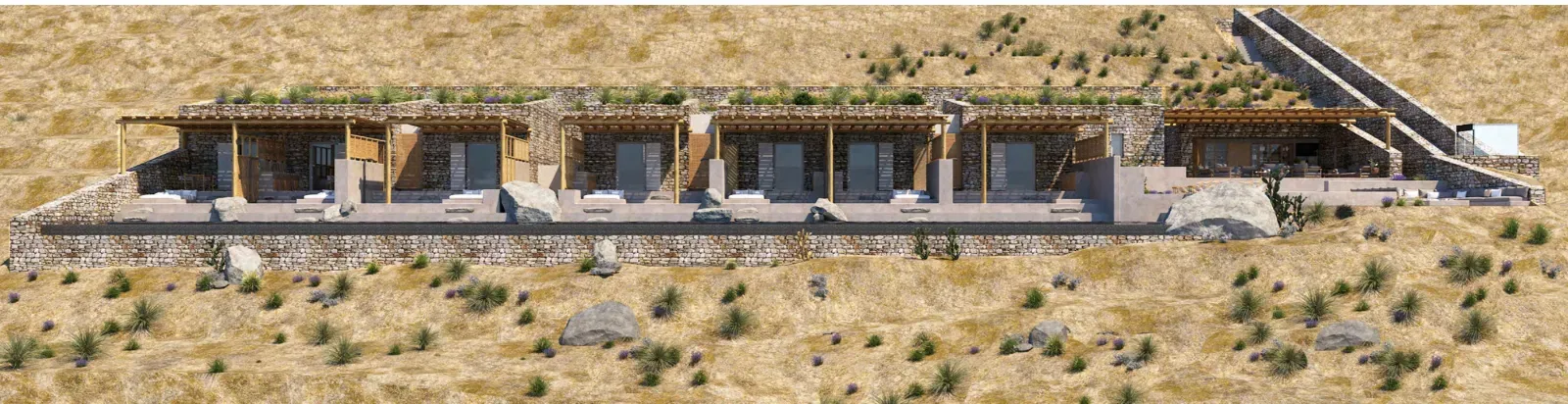 Serifos Seaview Plot with a Building License for sale. ID Se3-3096