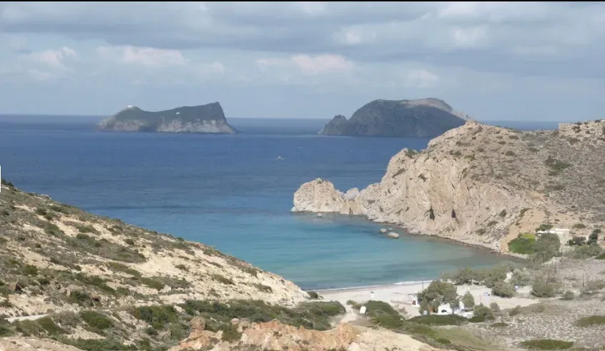 Seaview Plot in Milos for Sale. ID Me3-3143