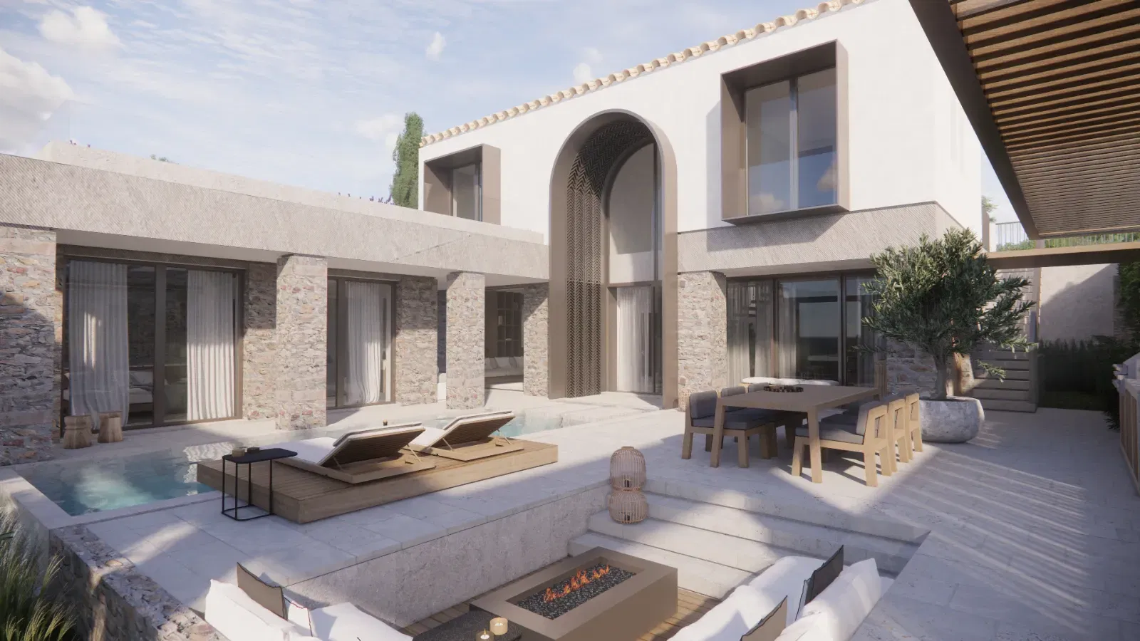 Seaview Plot with Building Permit for sale in Koumpeli. ID 03-3318