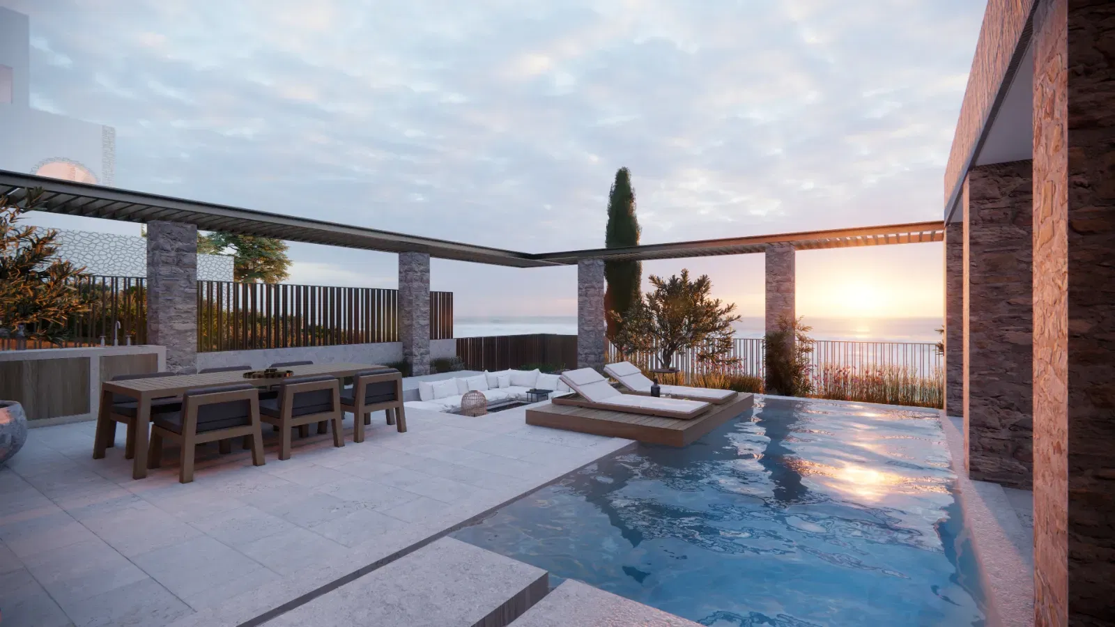 Seaview Plot with Building Permit for sale in Koumpeli. ID 03-3318