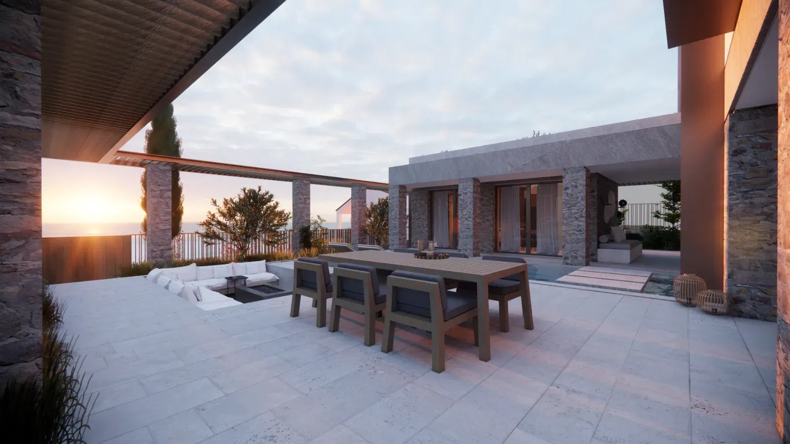 Seaview Plot with Building Permit for sale in Koumpeli. ID 03-3318