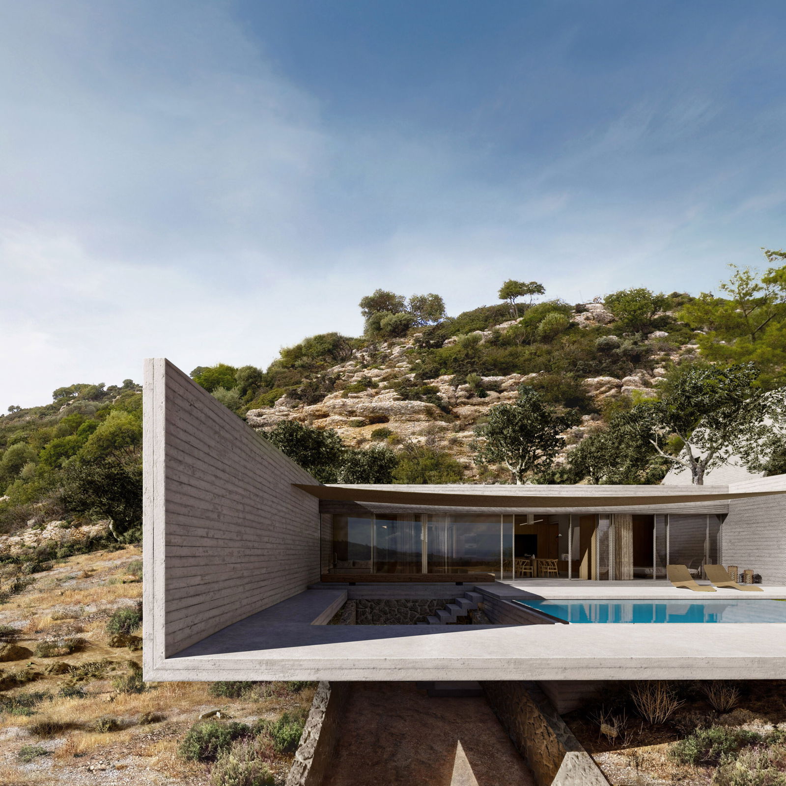 Seaview Cave Villa in Rhodes for sale. ID Rv-1539