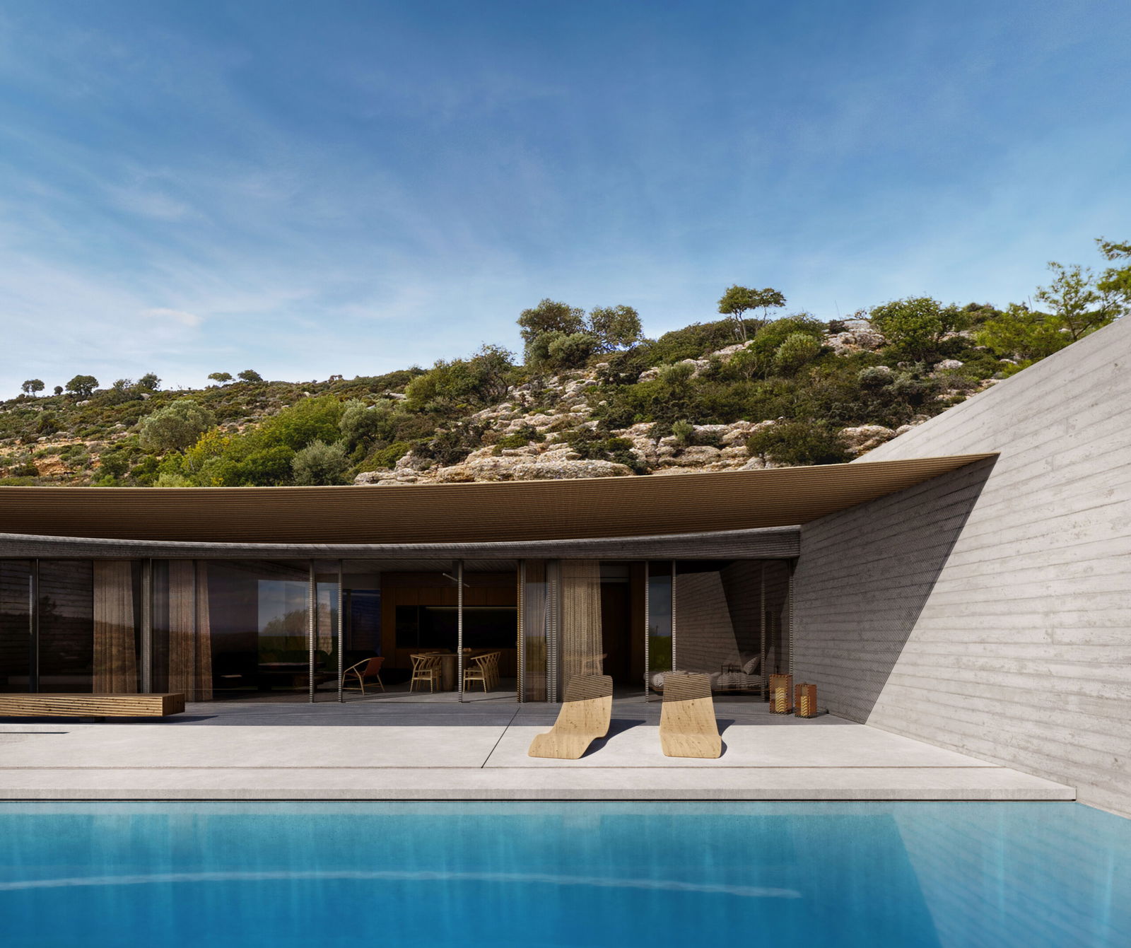 Seaview Cave Villa in Rhodes for sale. ID Rv-1539