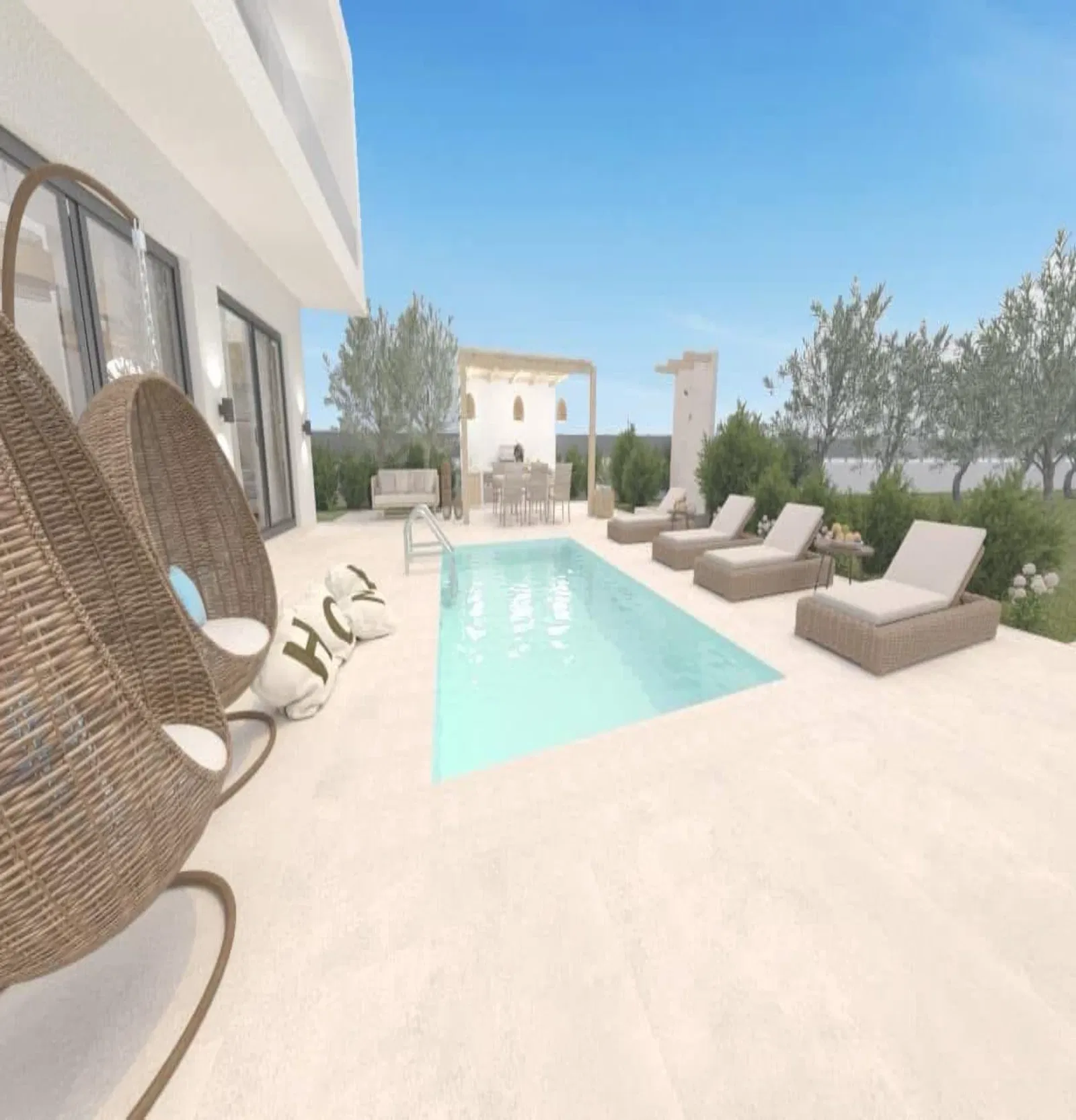 Complex of Eight Villas for sale in Rhodes. ID Rv-1532