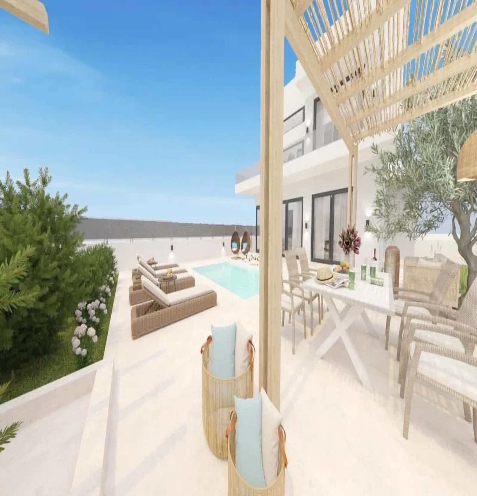 Complex of Eight Villas for sale in Rhodes. ID Rv-1532